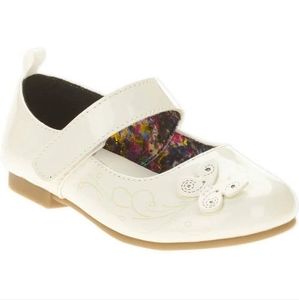 GEORGE TODDLER WHITE MARY JANE DRESS SHOES SIZE 11